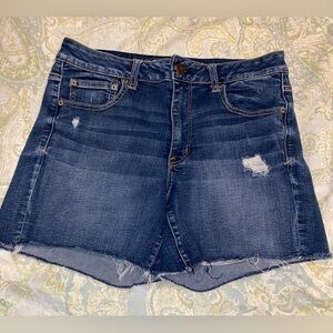 American Eagle Outfitters Dark Blue Jean Shorts